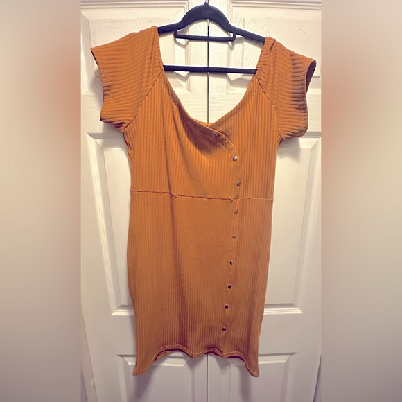 Ribbed dress with button detail Sz 3x - Picture 1 of 4